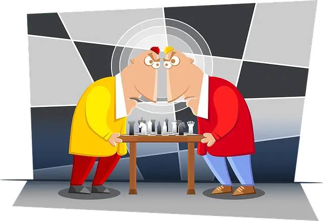 Hitziges Schach Spiel