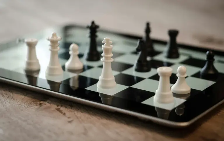 Schach aud dem I-pad Spielen