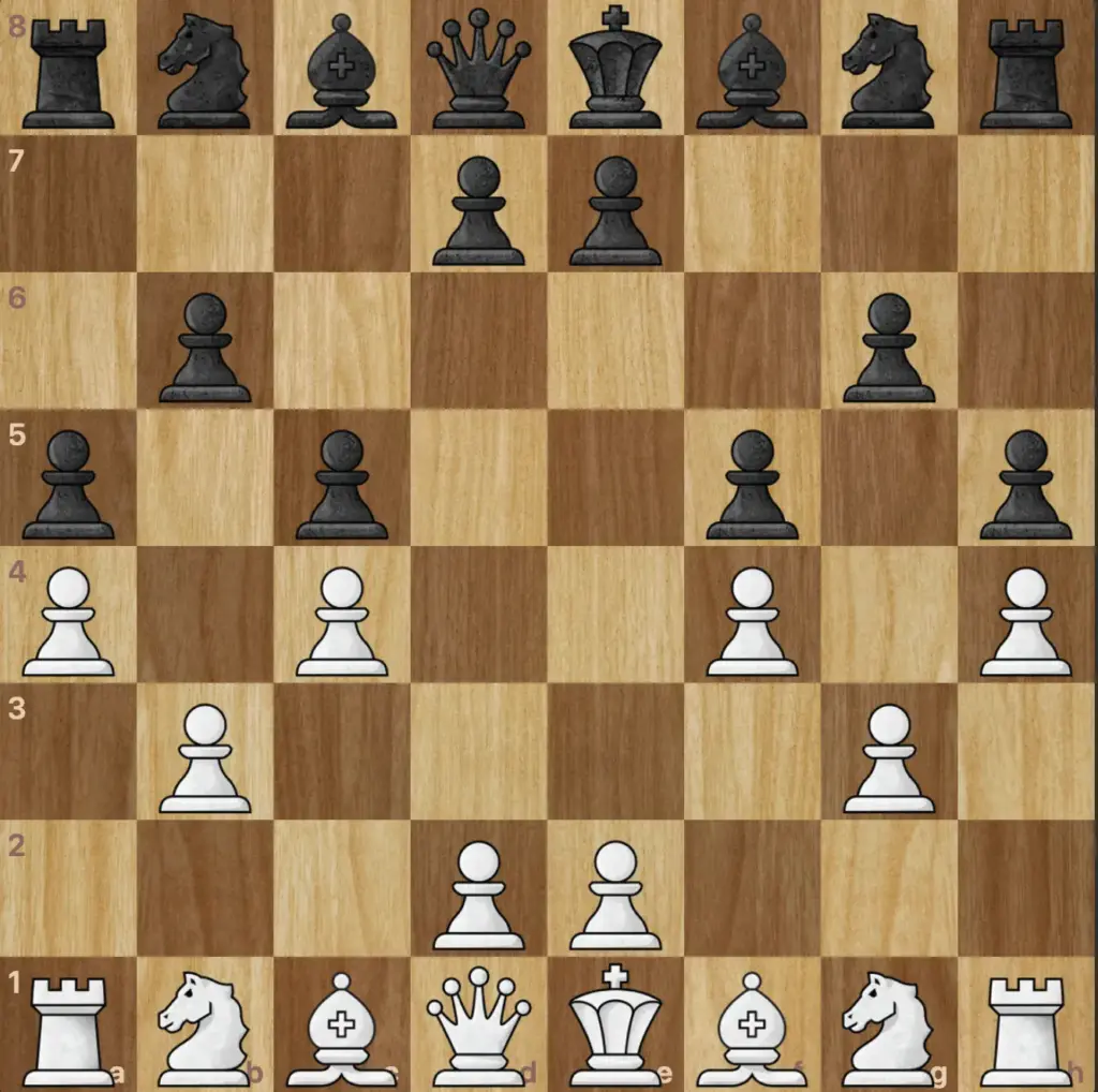 Schach Spiel setup