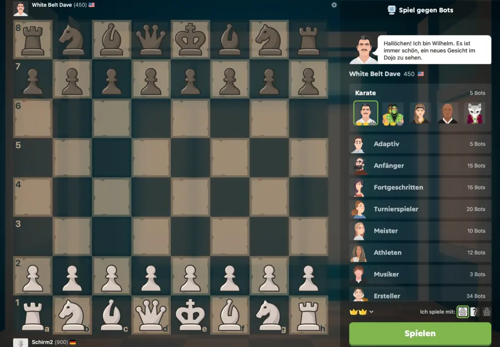 Schach Spiel online