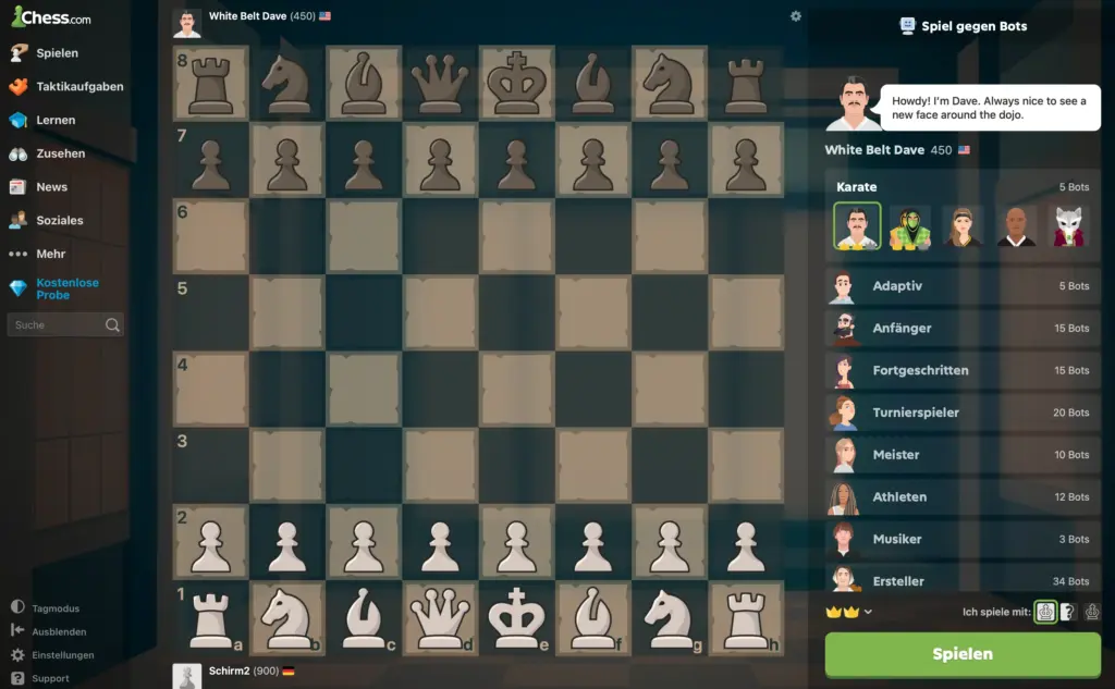 Schach Gegen KI Spielen